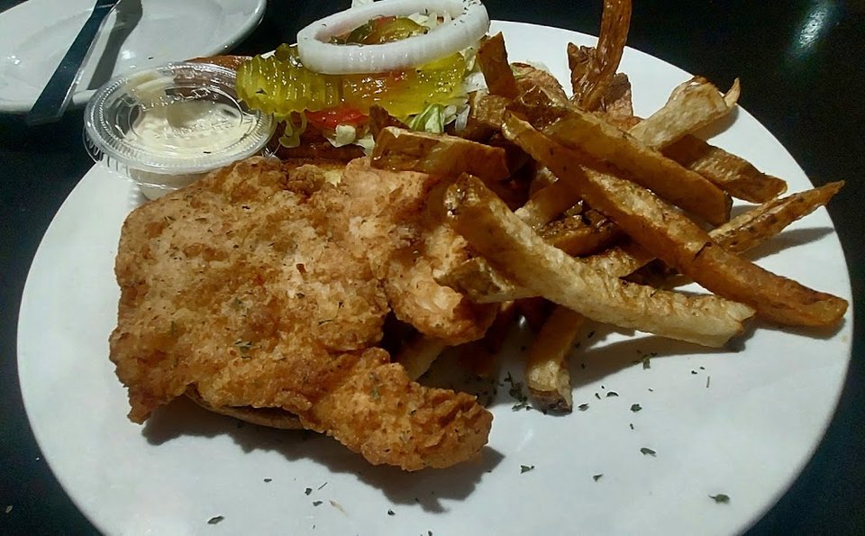 BHG Chicken Fried Sandwich with Fries