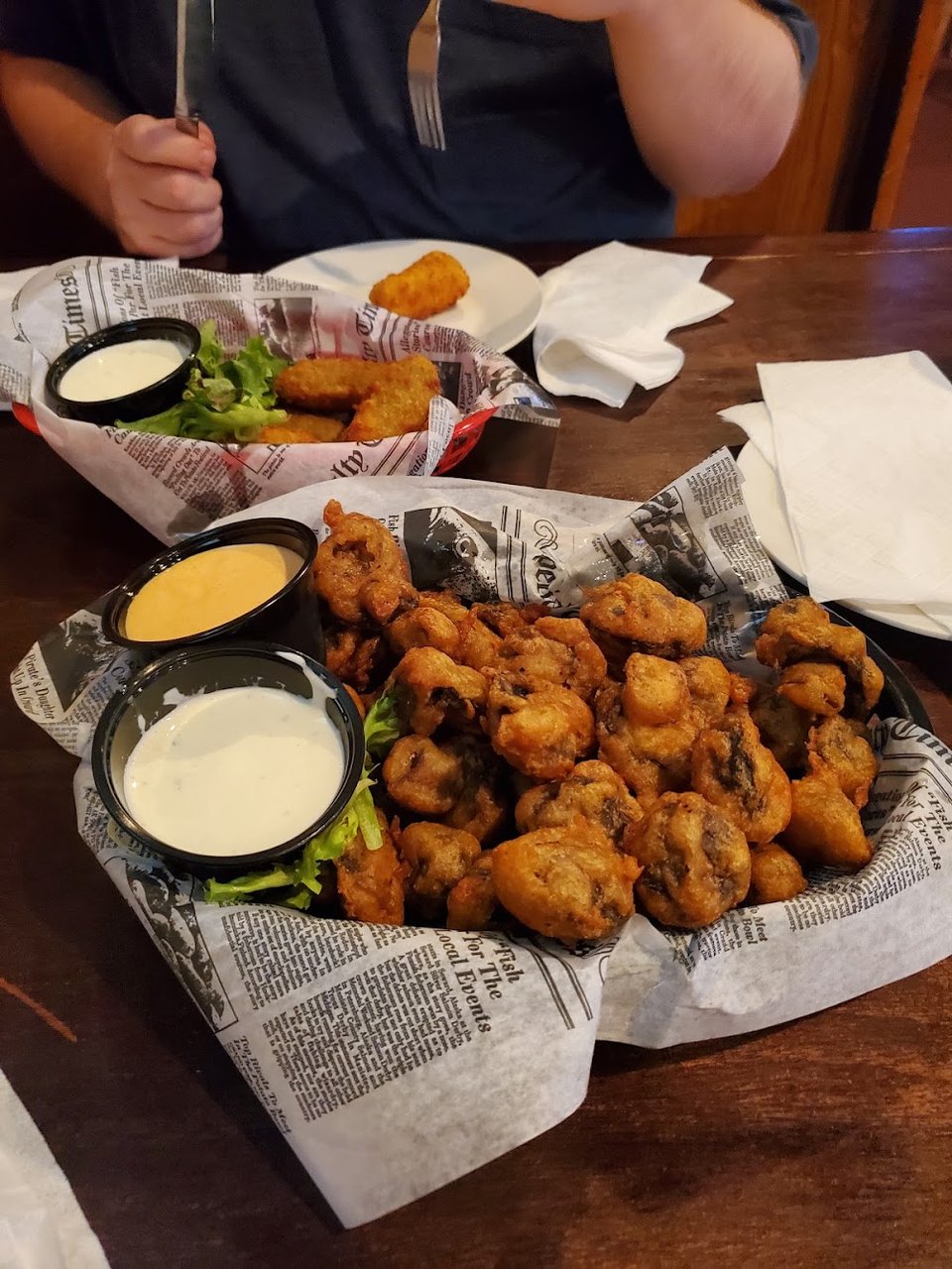 Beer Battered Fried Mushrooms